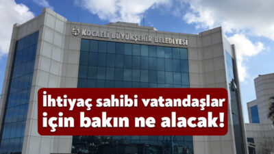 Kocaeli Büyükşehir Belediyesi ihtiyaç sahipleri için konteyner alacak. Büyükşehir belediyesinin