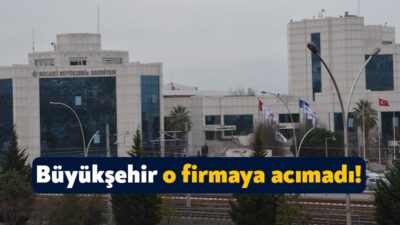 Kocaeli Büyükşehir Belediyesi, Gebze’de faaliyetlerini sürdürmekte olan Sabri Can isimli