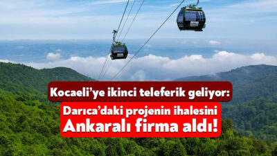 Kartepe’de uzun yıllardır beklenen teleferiği yaklaşık bir yıl önce vatandaşla