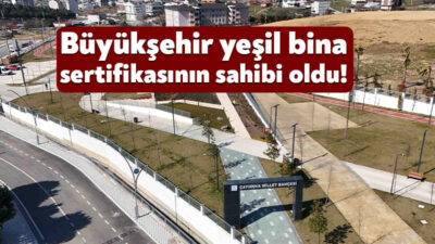 Büyükşehir’in millet bahçelerinde inşa ettiği yapılar, dünyanın en yaygın kullanılan