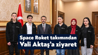 Kocaeli Üniversitesi Space Roket Takım Ekibi, Valimiz İlhami Aktaş’a hayırlı