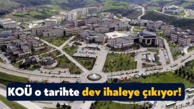 Kocaeli Üniversitesi 3 yıl boyunca temin etmek üzere yemek ihalesine