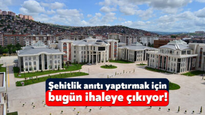 Kocaeli Valiliği, Dilovası’na şehitlik anıtı yaptırmak için bugün ihaleye çıkıyor.