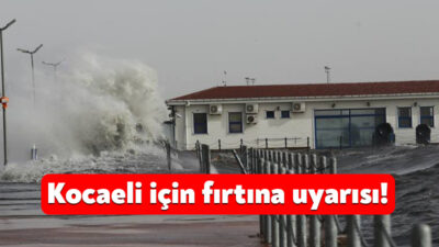 Meteoroloji Genel Müdürlüğü’nün yaptığı son değerlendirmesine göre, Kocaeli’de yarın öğle
