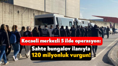 Sosyal medya üzerinden Sapanca'da sahte bungalov kiralama ilanı vererek vatandaşları