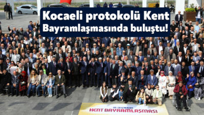 Kocaeli’de geleneksel hale gelen 40. kent bayramlaşması yoğun katılımla gerçekleşirken