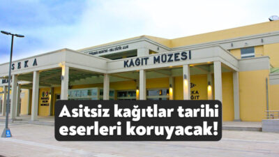 Büyükşehir’e bağlı SEKA Kâğıt Müzesi, tarihi eserlerin onarımında kullanılan ve