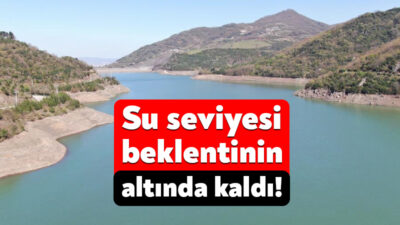 Kocaeli'nin içme suyu ihtiyacının büyük bir bölümünü karşılayan Yuvacık Barajı'nda
