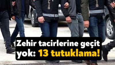 Kocaeli’de emniyet ve jandarma ekipleri tarafından bir hafta boyunca uyuşturucuya