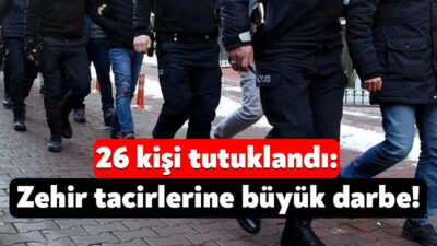 Kocaeli’de emniyet ve jandarma ekipleri tarafından uyuşturucuya yönelik olarak yürütülen