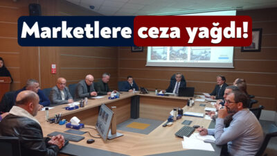 Büyükşehir’in encümen toplantısında, son kullanma tarihi geçmiş ürünlerin raflarda yer