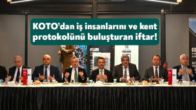 Kocaeli Ticaret Odası, Ramazan ayı olması nedeniyle iftar programı düzenledi.