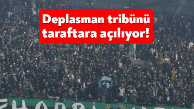 Trendyol 1. Lig’de yarın oynanacak olan Kocaelispor-Sakaryaspor karşılaşması için satılan