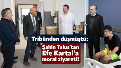 AK Parti Kocaeli İl Başkanı Dr.Şahin Talus, Kocaelispor-Amedspor karşılaşmasında trübünden
