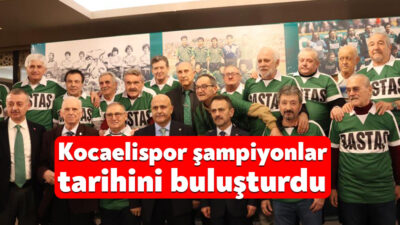 Trendyol 1.Lig'in lideri Kocaelispor'da vefa gecesi düzenlendi. 1979-1980, 1991-1992 ve