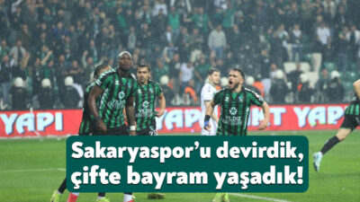 Trendyol 1. Lig’in 31. haftasında lider Kocaelispor, sahasında karşılaştığı Sakaryaspor’u