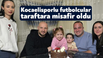 Trendyol 1. Lig'in lideri Kocaelispor'da futbolcular Gökhan Değirmenci, Oğulcan Çağlayan