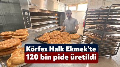 Körfez Belediyesi Halk Ekmek Fabrikası’nda Ramazan ayı boyunca 120 bin