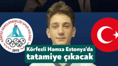 Körfez Gençlerbirliği Spor Kulübü’nün başarılı genç taekwondocusu Hamza Uzun 12-14