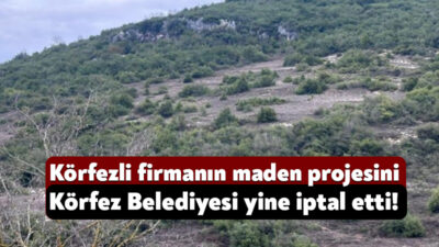Sedef Kireç Şirketi’nin Körfez’deki maden tesisi için geçen yıl başlattığı