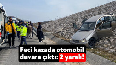 Kuzey Marmara Otoyolu'nun Kocaeli geçişinde otomobil ve panelvan araç çarpıştı.