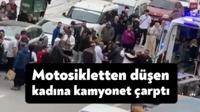 Kocaeli'nin Körfez ilçesinde park halindeki bir aracın aniden açılan kapısına