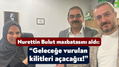 Anahtar Parti Kocaeli İl Başkanı Nurettin Bulut, YSK’dan mazbatasını alarak