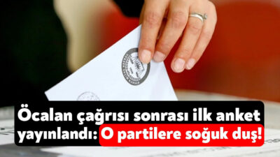 PKK elebaşı Abdullah Öcalan’a yapılan çağrının ardından HBS Araştırma ilk