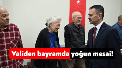 Kocaeli Valisi İlhami Aktaş, Ramazan Bayramı nedeniyle kentin birçok noktasında