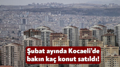 Türkiye İstatistik Kurumu, şubat ayı konut satış istatistiklerini yayınladı. Buna