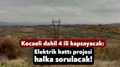TEİAŞ 4 ili kapsayan elektrik iletim hattı projesi için ÇED