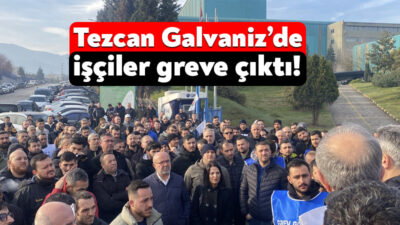 Kocaeli’de sac üretimi yapmakta olan Tezcan Galvaniz’de bir süre önce