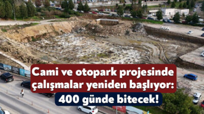 Kocaeli Büyükşehir Belediyesi tarafından Umuttepe’ye yapılacak olan cami ve otopark