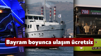 Büyükşehir, Ramazan Bayramı süresince otobüs, raylı sistemler ve deniz ulaşımında