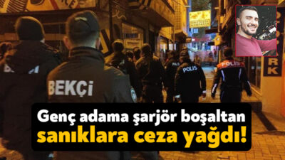 Kocaeli'nin İzmit ilçesinde 30 yaşındaki gencin, 15 el ateş edilerek