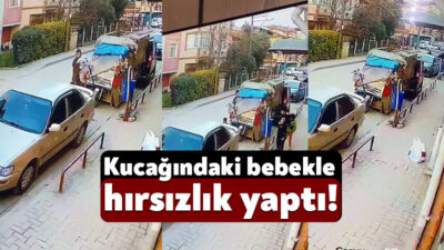 Kocaeli'nin İzmit ilçesinde park halindeki kağıt toplama aracından hırsızlık yapıldı.