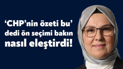 AK Parti Kocaeli Milletvekili Radiye Sezer Katırcıoğlu, CHP’nin özeti bu