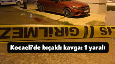 Kocaeli'nin Derince ilçesinde bir kişi, tartıştığı şahıs tarafından boynundan bıçaklanarak