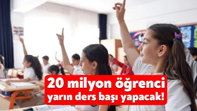 Türkiye’deki milyonlarca öğrenci ve 1 milyondan fazla öğretmen, ikinci ara