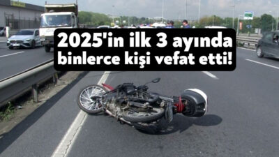İçişleri Bakanı Ali Yerlikaya yıl başından beri motosiklet kazalarına dair
