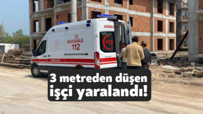 Kocaeli'nin Başiskele ilçesinde inşaatta çalışan işçi, dengesini kaybetmesi neticesinde 3