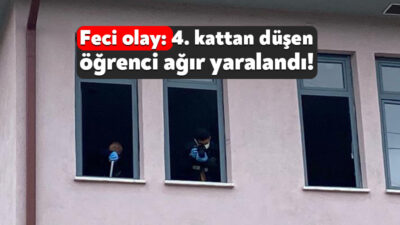 Kocaeli'nin Gölcük ilçesinde bir lisenin 4'üncü katından düşen kız öğrenci