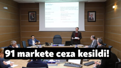 Büyükşehir Belediyesi haftalık encümen toplantısında, raflarında son kullanma tarihi geçmiş
