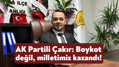 AK Parti Kandıra İlçe Başkanı Erol Çakır, Türkiye genelinde 2