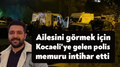 Şırnak'ta görev yapan polis memuru, ailesini görmek için geldiği memleketi