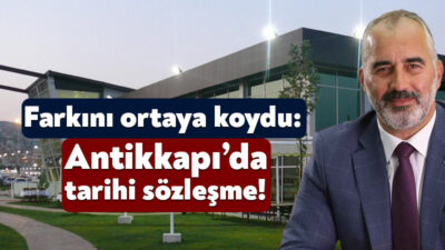 Kocaeli Büyükşehir Belediyesi’nin iştiraklerinden olan Antikkapı’da bir süredir devam eden