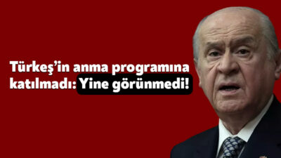 Milliyetçi Hareket Partisi Genel Başkanı Devlet Bahçeli, bugün Alparslan Türkeş’in