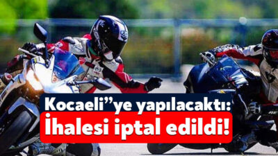 Başiskele Belediyesi, motorcu eğitim pisti için 25 Nisan’da ihaleye çıkacaktı