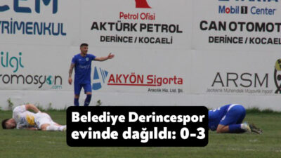 TFF 2. Lig Kırmızı Grup 30. haftasında Belediye Derincespor evinde