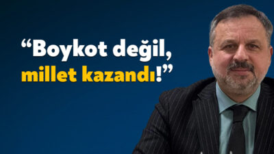 AK Parti İzmit İlçe Başkanı Halil Güngör Dokuzlar, boykot çağrıları